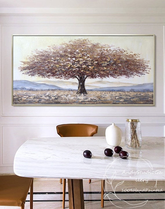 Large Oil Landscape Painting on Canvas Aspen Art Original - Etsy