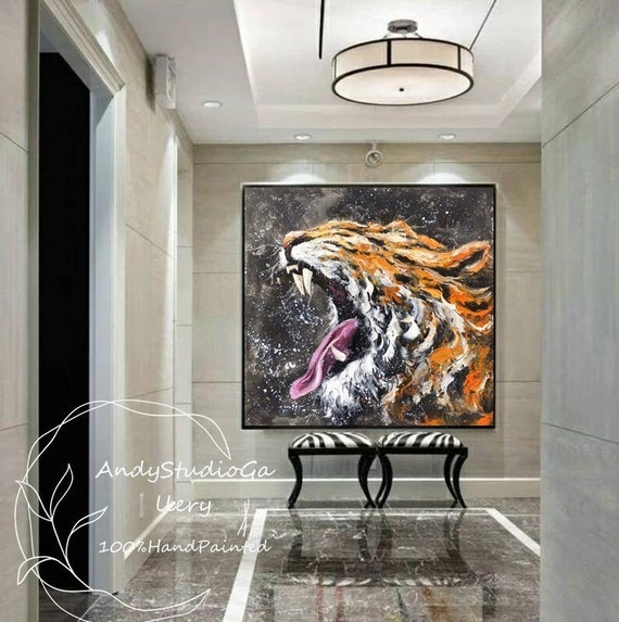 Realistic Tiger 3D Wall Stickers - 3D Wall Stickers