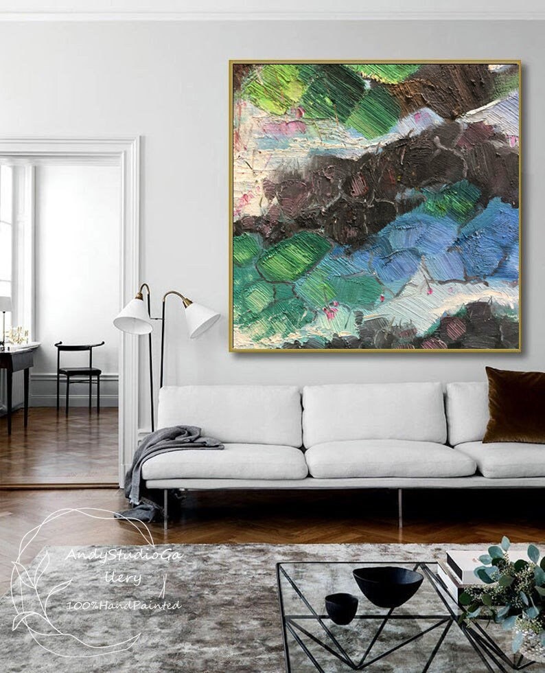 Original Abstract Painting on Canvas Oversized Wall Art Original ...