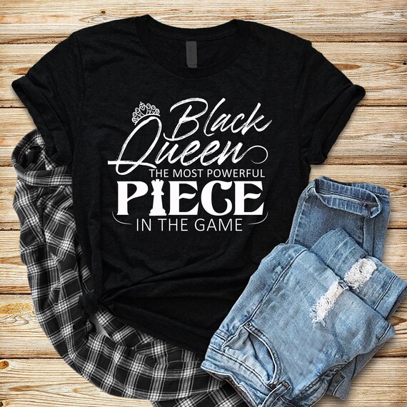Black Pride Racerback Tank Top Black Queen The Most Powerful Piece In The Game TS09 main image 1