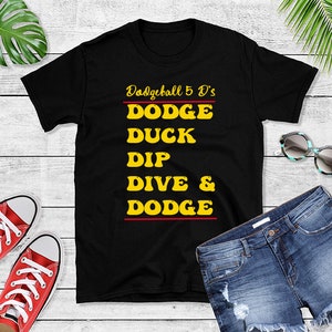 5 D&#39;s Of Dodgeball T-Shirt - Funny Vintage Tee - Retro Gift Apparel - Dodgeball Outfit