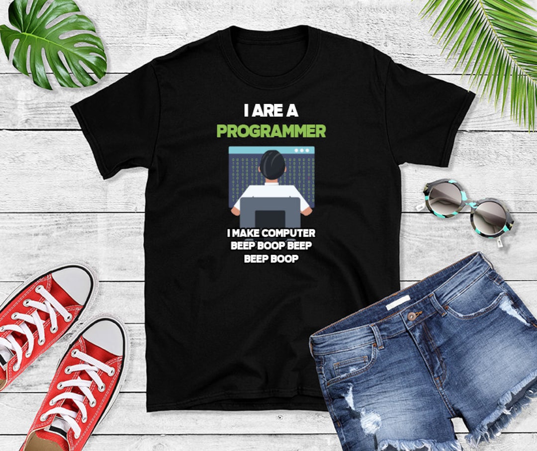 Computer Programmer Funny Shirt - Computer Coder Nerd Tee - Funny ...