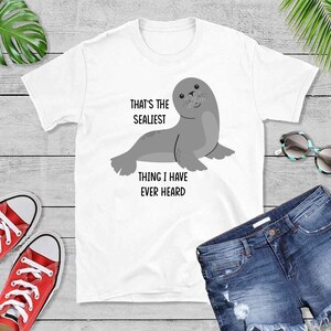 Cute Seal T-Shirt - Beach Lover Tee - Sealiest Gift Idea - Seal Lover Outfit