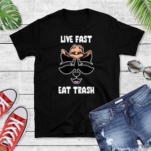 Raccoon T-Shirt - Cowboy Tee - Cowgirl Gift Idea - Animal Lover Outfit