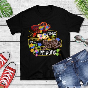 Ball Python Lover T-Shirt - Python Pet Tee - Python Gift Idea - Reptile Lover Outfit