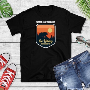 Hiking Shirt - Camping Outdoor Tee - Hiking Mountains - Mountain - Adventure - Travel Apparel- Nature Lover Outfit