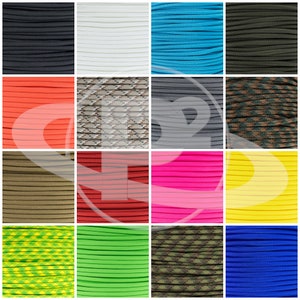 5/16” Paramax Paracord – Various Lengths and Colors – USA Made – Parachute Cord – Outdoor Activities and Indoor Paracord Crafts