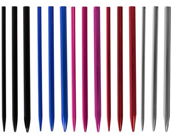 Paracord Fids – Sets of 3 – Black, Blue, Pink, Red, Silver – Cord Stitching Needle – Weave/Lace Paracord – DIY Cord Project Tools