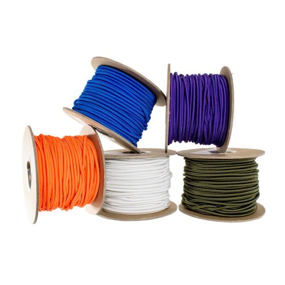 Paracord Planet 1/8 Inch Shock Cord 100 Foot Spools Bungee Cord