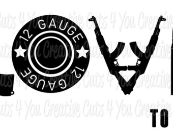 Download I Love Guns Etsy
