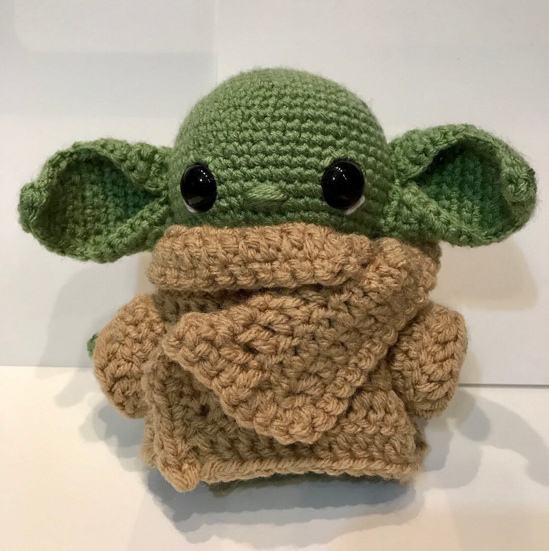 Baby Yoda Crochet Toy Etsy