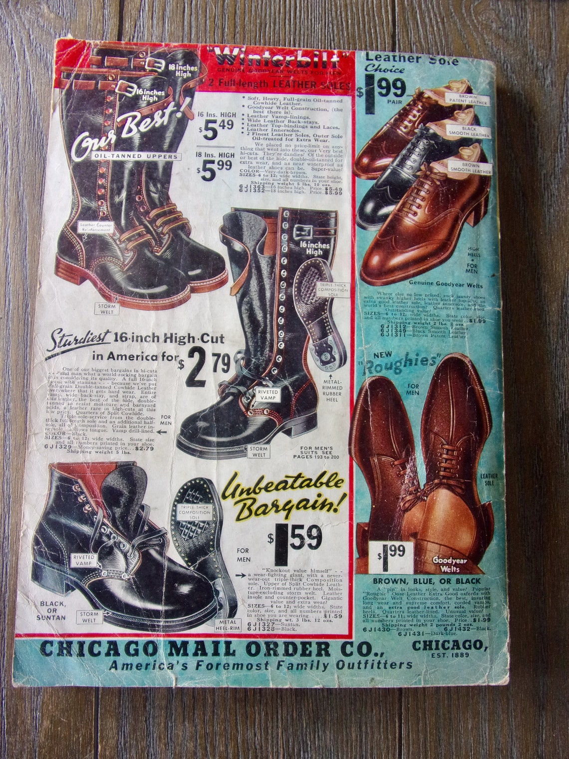 Vintage Chicago Mail order Catalog 193637 Etsy UK