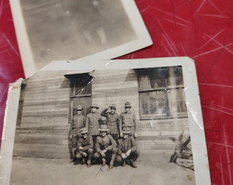 Antique WW1 Sepia Photographs