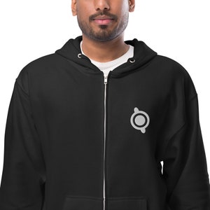 Amphibia Sasha&#39;s army Unisex fleece zip up hoodie