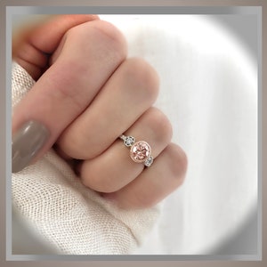 1.38 Ct Pink Diamond Bezel Set Antique Vintage Style Ring VS1 *** By Chelsea Leigh and Company