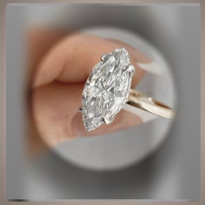 On SALE***3.15 Ct Marquise cut Diamond Halo Engagement Ring VS1 By: Chelsea Leigh and Company *** Save 7g
