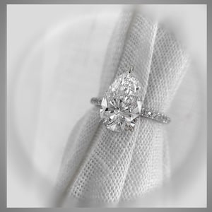 On  Sale***2.50 Carat Pear Diamond Solitaire Engagement Ring VS1 E  *IGI  Certified ***By Chelsea Leigh and Company