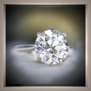 2.00 Carat OEC Old European cut Diamond Antique Style  Engagement Ring *** By Chelsea Leigh and Company