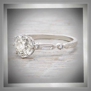 2.00 Carat Edwardian Antique Style  Diamond Engagement Ring *** By Chelsea Leigh and Company