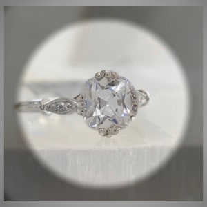 2.10 Ct Old Mine /Antique Cushion Cut Diamond Engagement Ring - Platinum VS1 ***By Chelsea Leigh and Company