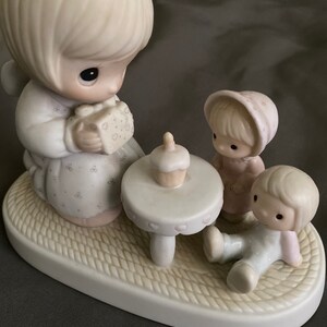 Collectible 1983 Jonathan & David “May Your Birthday Be a Blessing” E-2826 ENESCO Figurine
