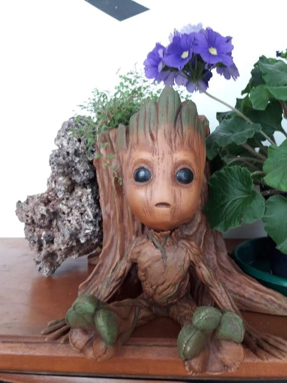 Cute Baby Groot Flower Pot / Air Plant Holder / Succulent Pot / 3D Printed  / Model 008 - Etsy