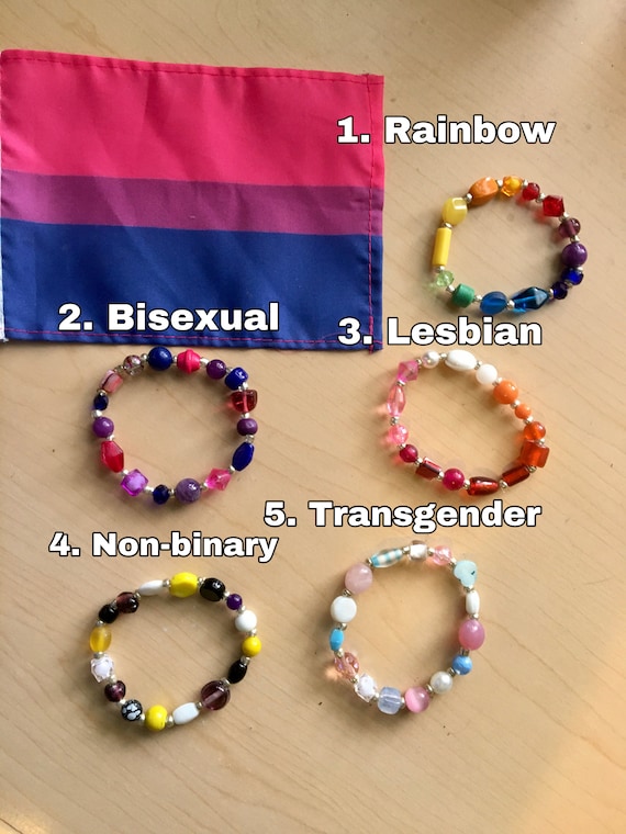 Pride Bracelet LGBT Bracelet LGBTQ Bracelet LGBTQ Bracelet Pride Jewelry Stretchy Bracelet Beaded Bracelet Etsy