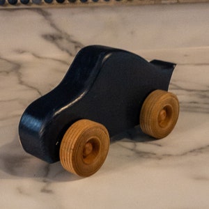 Handcrafted Wooden Toy Sports Cars for Toddlers | Natural Pine, Child-Safe Finish, baby toys
