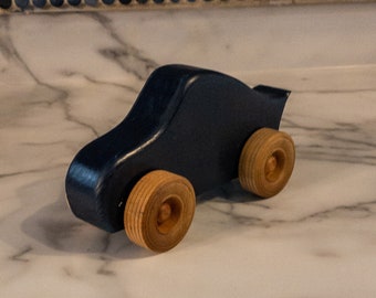 Handcrafted Wooden Toy Sports Cars for Toddlers | Natural Pine, Child-Safe Finish, baby toys