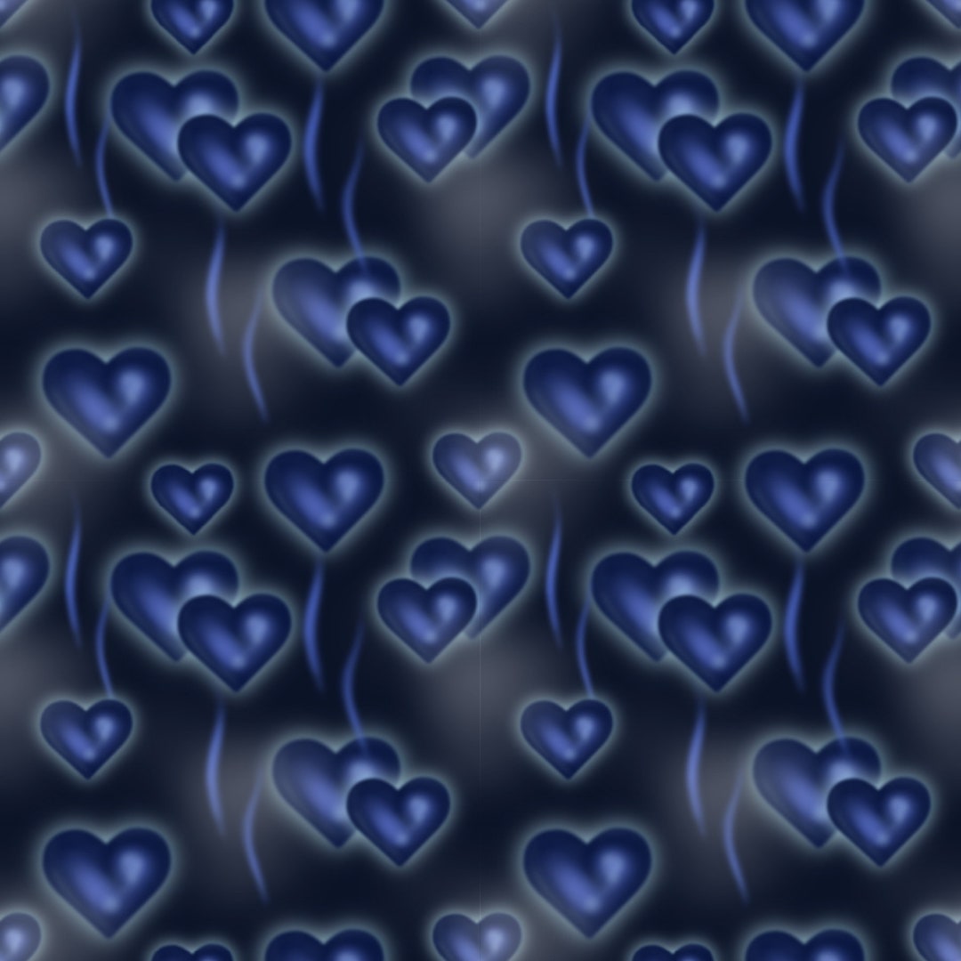 Chola Hearts Seamless JPEG File Airbrush Hearts Seamless Etsy