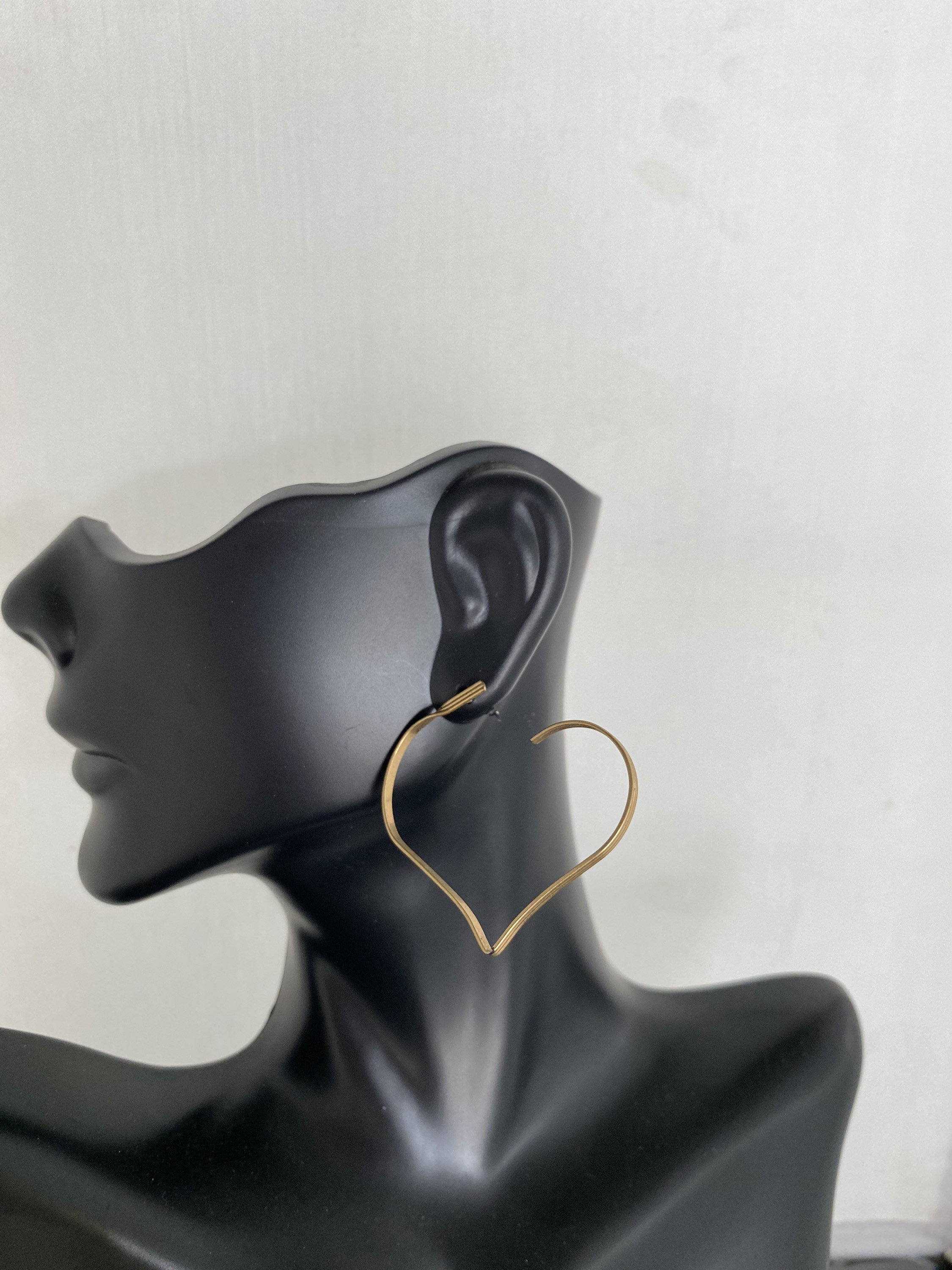 Vintage white stud earrings plastic backing Etsy