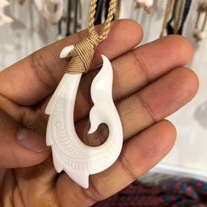 Adjustable fish hook necklace from Hawaii