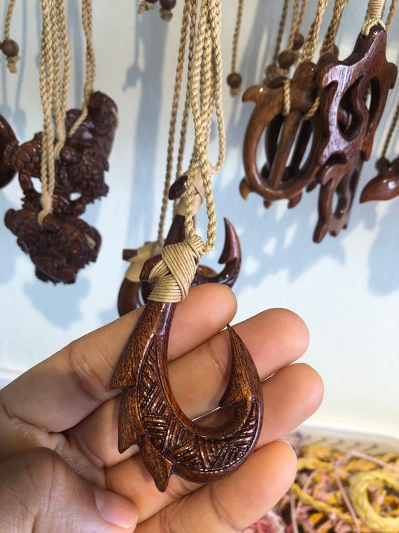 Adjustable Hawaiian Fish Hook Necklace 