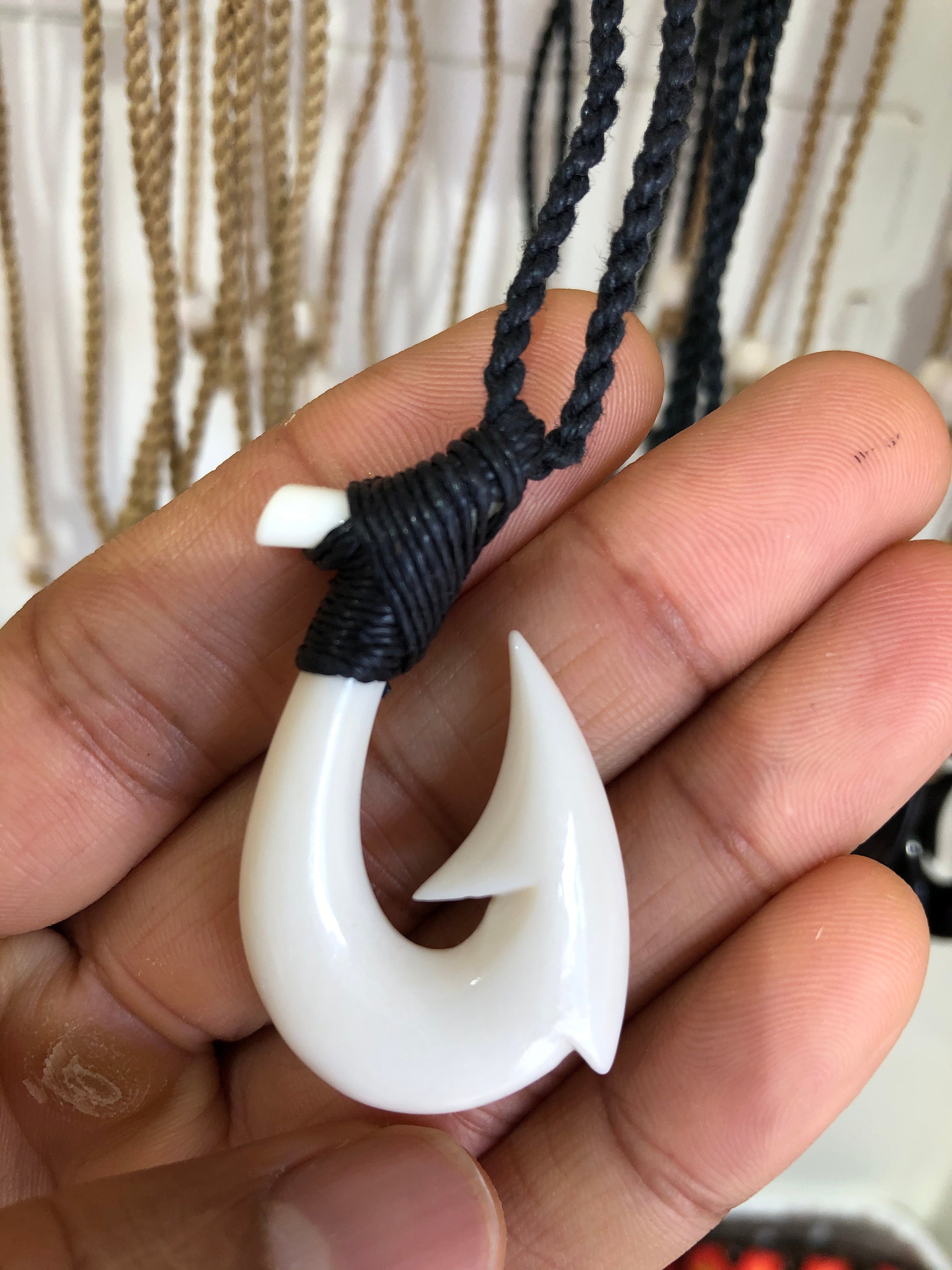 Adjustable Hawaii Fish Hook Necklace