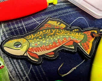 Porte-clés tissé omble de fontaine