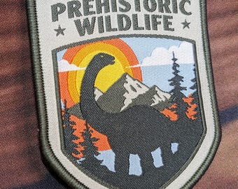 Patch fer à repasser DPW Department of Prehistoric Wildlife