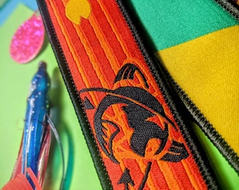 Porte-clés tissé orange Grizzco Splatoon