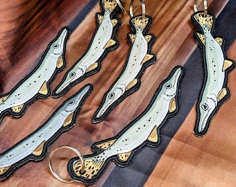 Porte-clés tissé poisson Gar