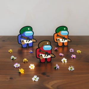 Anime Among Us Gaming Patches: Funny Gear Sussy Patch