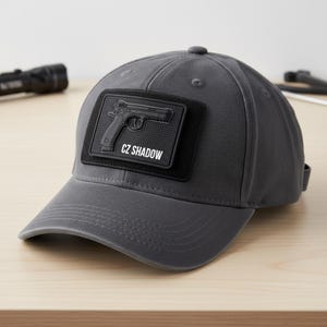 3D Pvc Rubber Morale Patch CZ Pistol Black  Tactical IPSC shooting  Gun Lover Gift