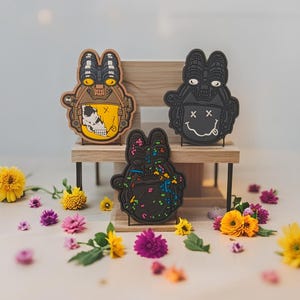 Parche de moral de impostor, parche divertido de anime militar táctico