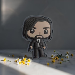 John Wick Patch, Baba Yaga Morale Patch, Tactical Patch, Keanu Reeves PVC Patch, Movie Inspired Patch