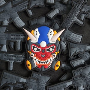 Transformers Cyber Tech Patch Mecha Patch Robot Warrior Patch – Durable PVC for Tactical Gear velcro backed