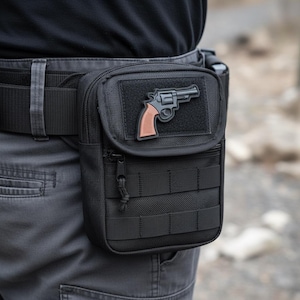 Cooles 3D Patch Brustwarzen Patch 3D Tarnmuster für Revolver, Pistole, Tasche und Jacke