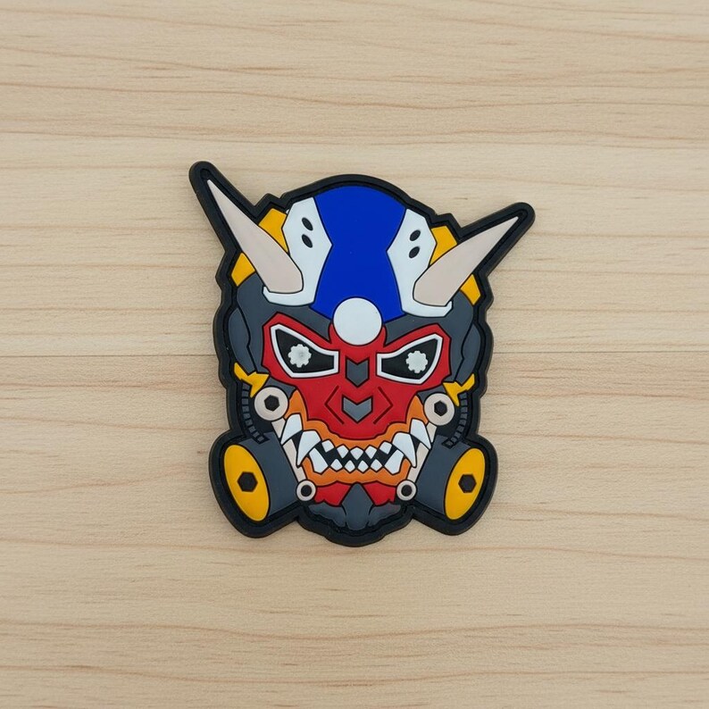 3D Pvc Rubber Patch Cyber Patch Art Futuristic Patch Robot PVC Morale Patches   for Jacket Decor & Tactical Gear
