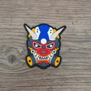 3D Pvc Rubber Patch Cyber Patch Art Futuristic Patch Robot PVC Morale Patches   for Jacket Decor & Tactical Gear