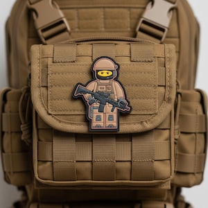 Toppa tattica 3D Lego Military Cosplay Anime Patch Nero Verde per borsa e giacca