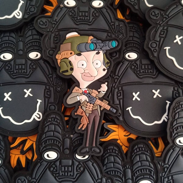 Funny Patch Mr Bean Soldier