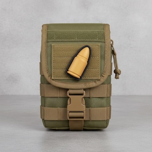 Bullet 3D Pvc Rubber Patch Passt für Taktische Handytasche Beutel Molle Tasche