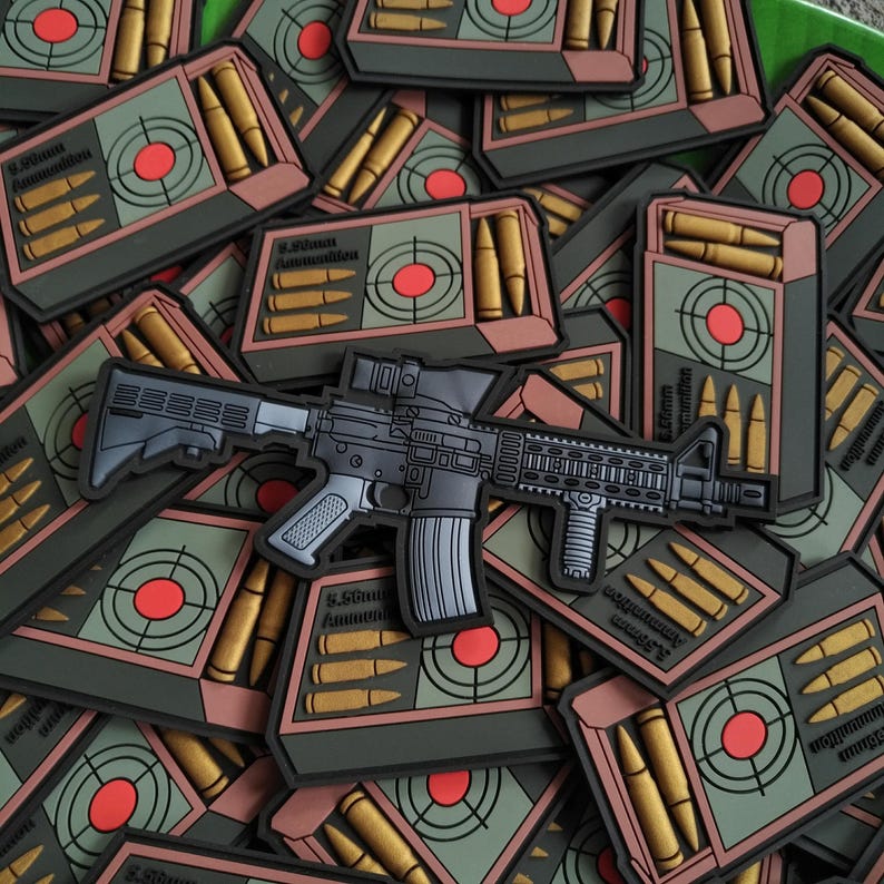 Mk18 Sticker 3d Tactical Morale Patch Rifle AR15 M4 MK18 Morale and Sticker - US ...